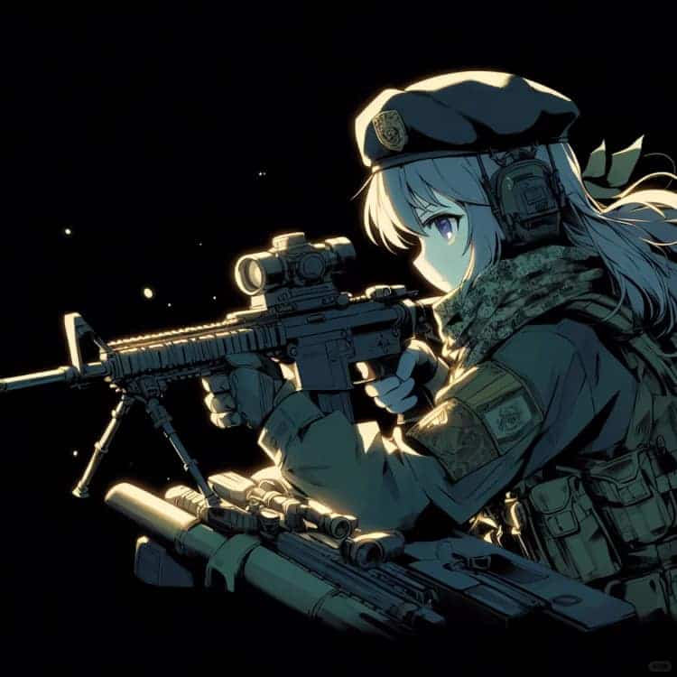 又美又飒少女前线二次元动漫头像高清图_8