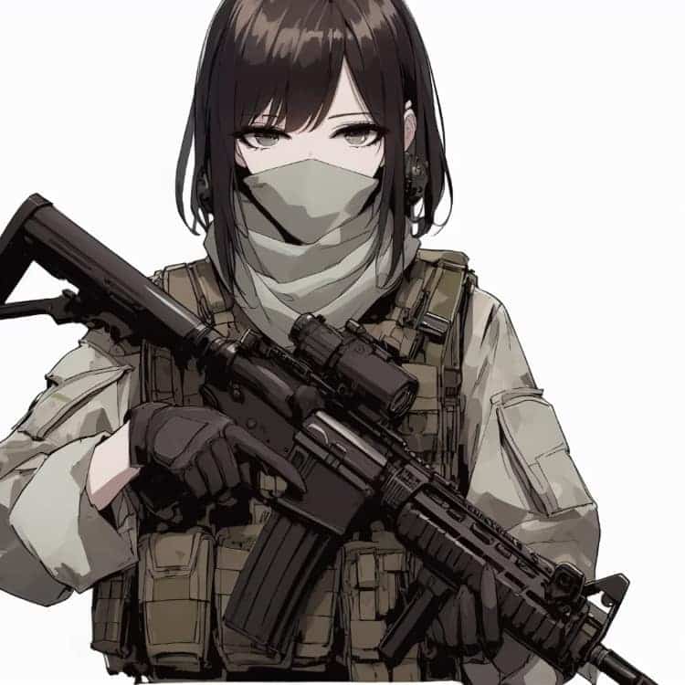 又美又飒少女前线二次元动漫头像高清图_10