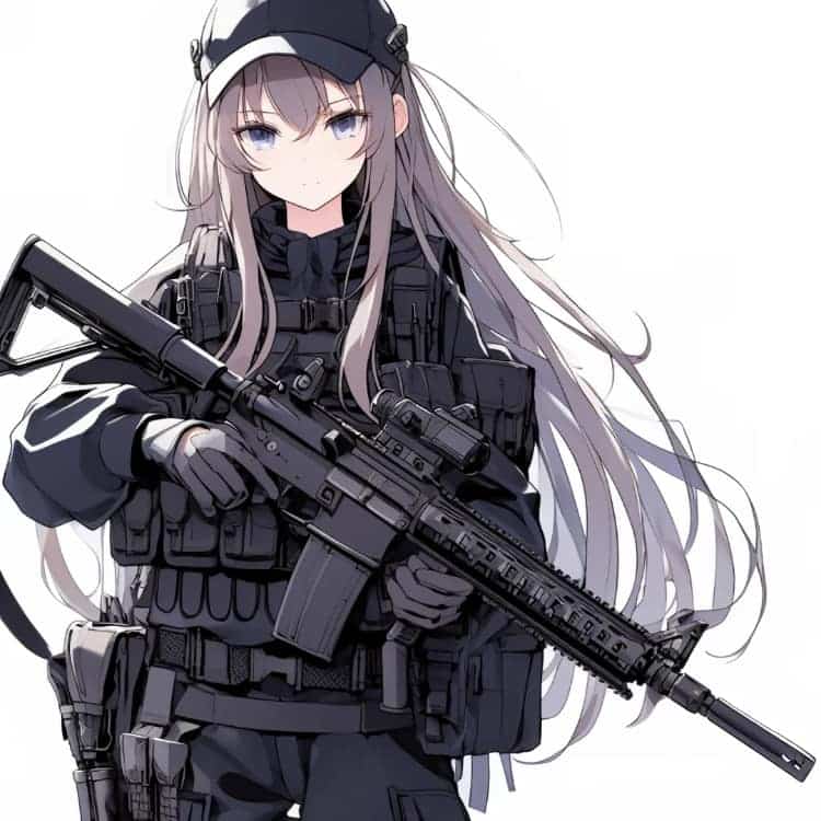 又美又飒少女前线二次元动漫头像高清图_12