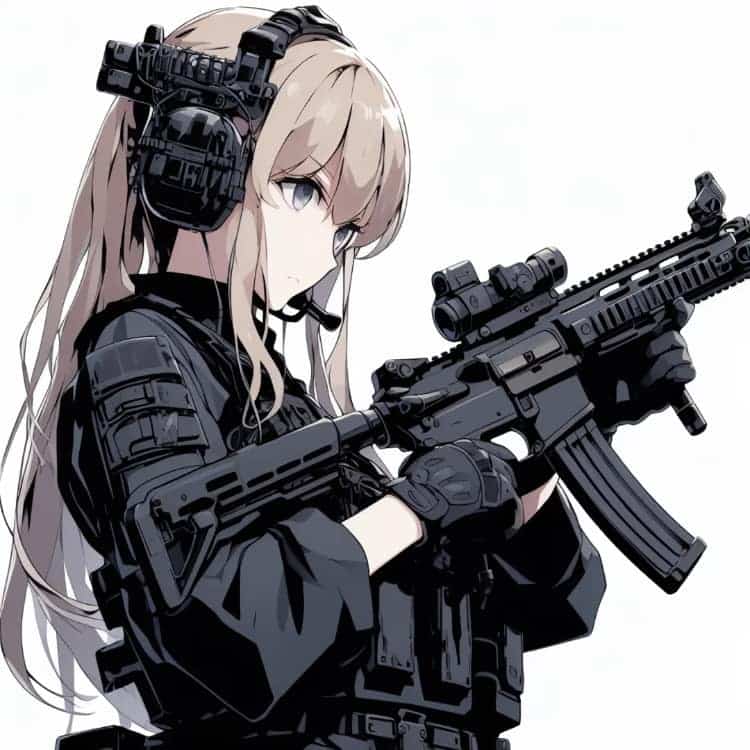 又美又飒少女前线二次元动漫头像高清图_13