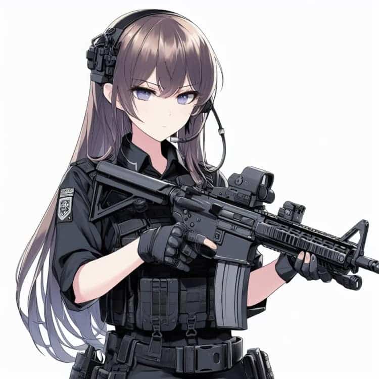 又美又飒少女前线二次元动漫头像高清图_14