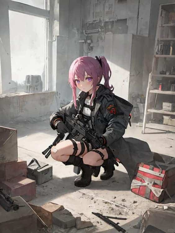 又美又飒少女前线二次元动漫头像高清图_21