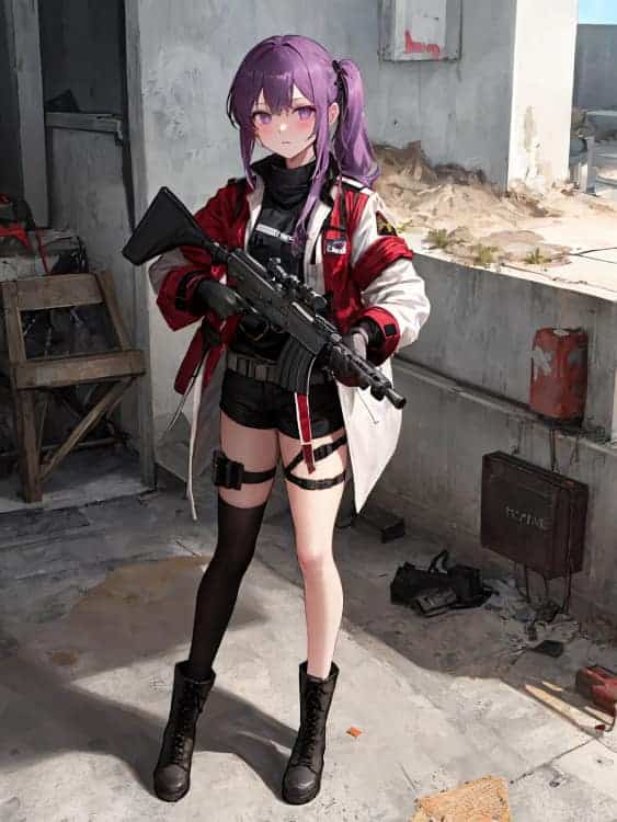 又美又飒少女前线二次元动漫头像高清图_22