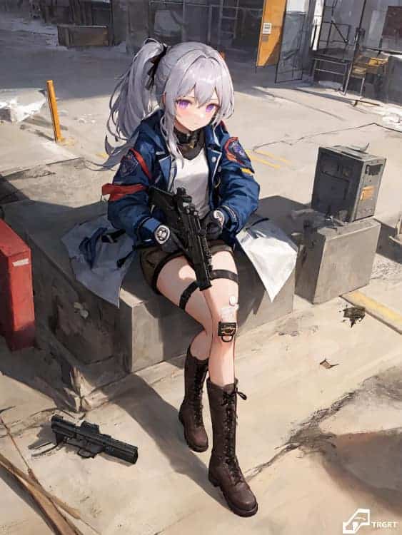 又美又飒少女前线二次元动漫头像高清图_23