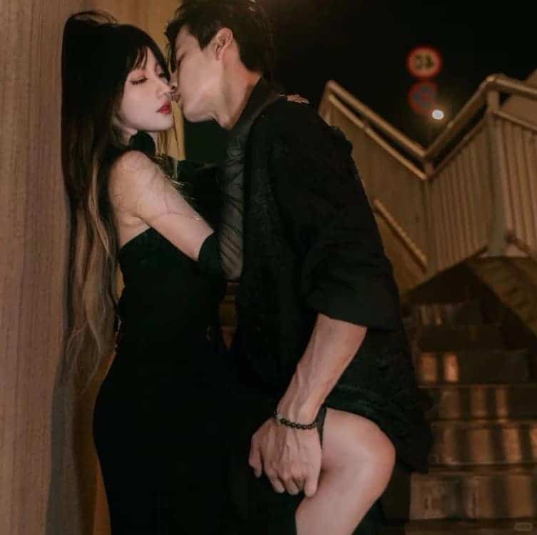 又撩又欲的禁欲系真人情侣头像_19