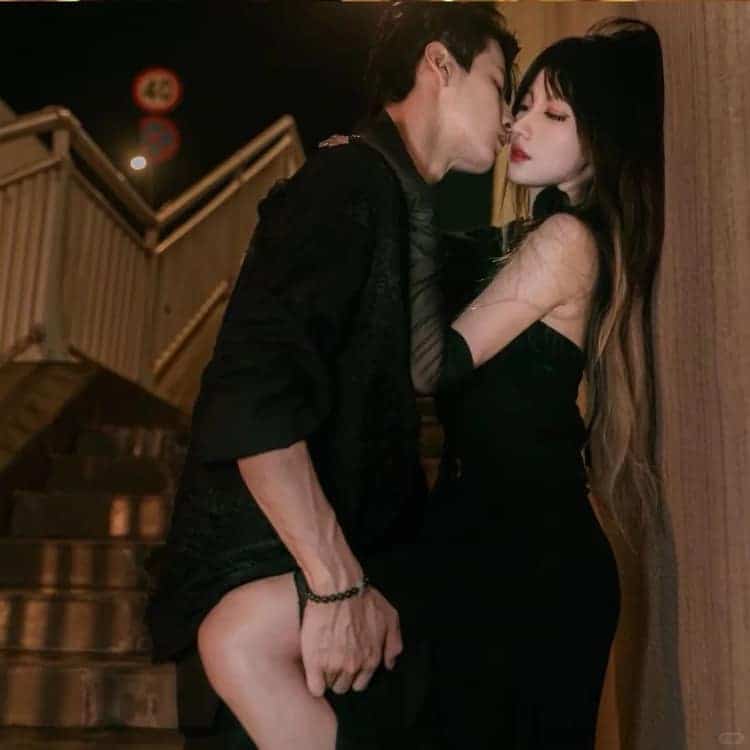 又撩又欲的禁欲系真人情侣头像_20