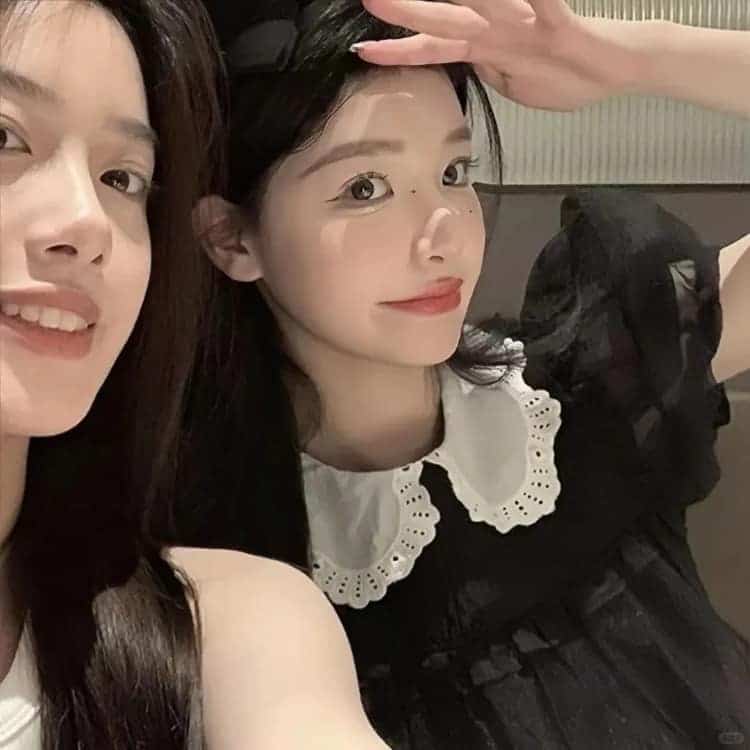 仙气可爱甜酷姐妹二人闺蜜头像一人一张_8