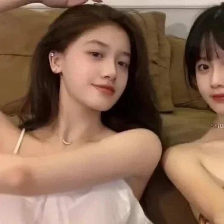 仙气可爱甜酷姐妹二人闺蜜头像一人一张_3