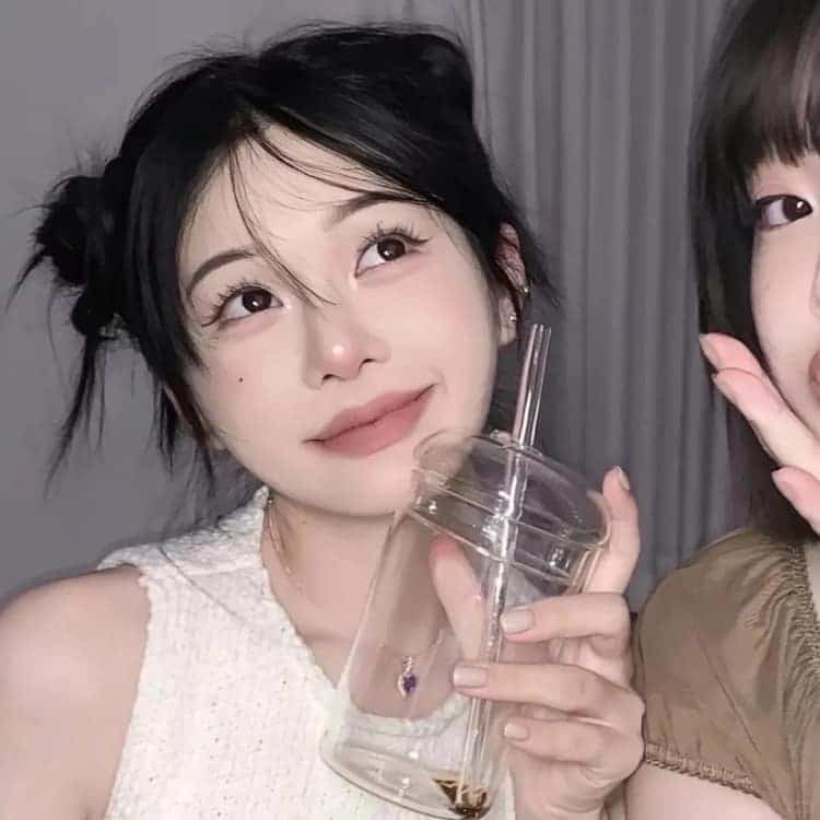 仙气可爱甜酷姐妹二人闺蜜头像一人一张_1