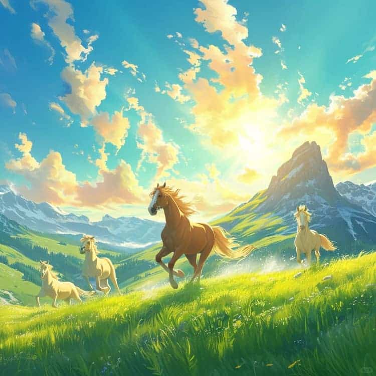 四五十岁中年男人爱用的大气磅礴骏马奔腾头像_4