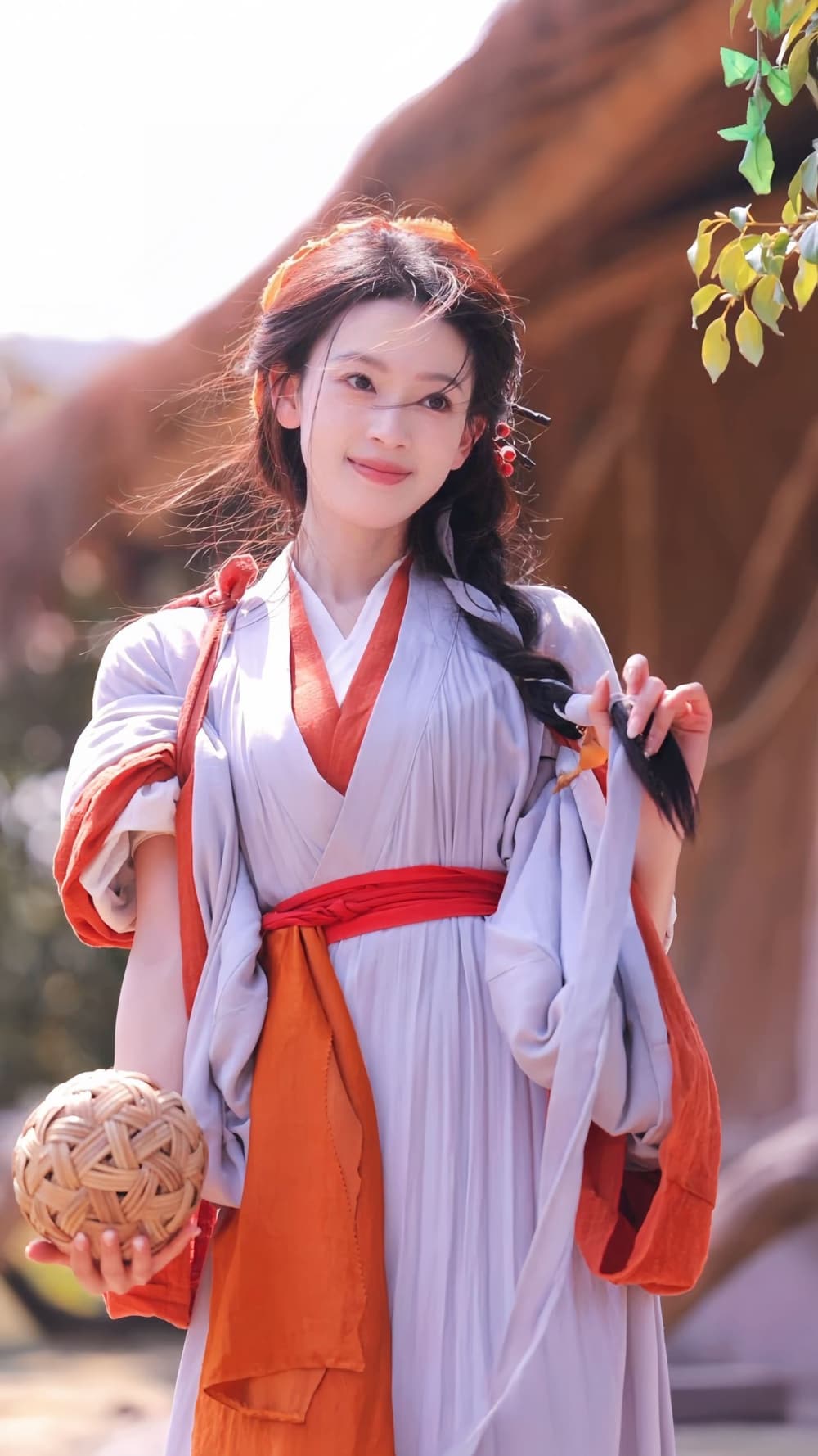 陈瑶170甜妹麻花辫爆改葫芦藤写真图片_3
