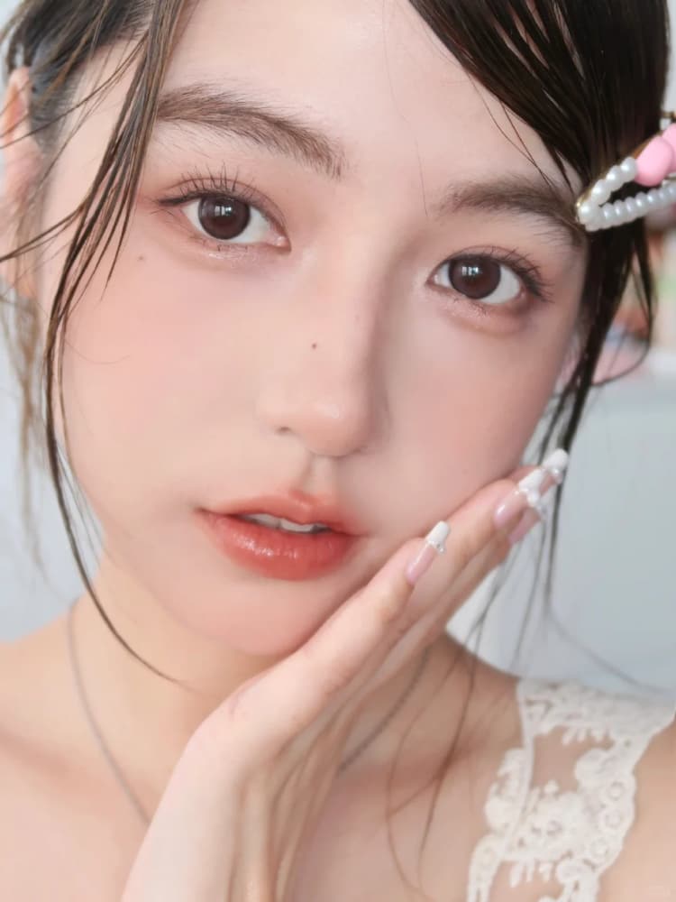 日本清新妹子裸妆图片，裸妆化妆要素有哪些？_3