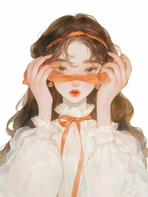 感性好看的温柔女生和红色玫瑰花微信闺蜜头像_12