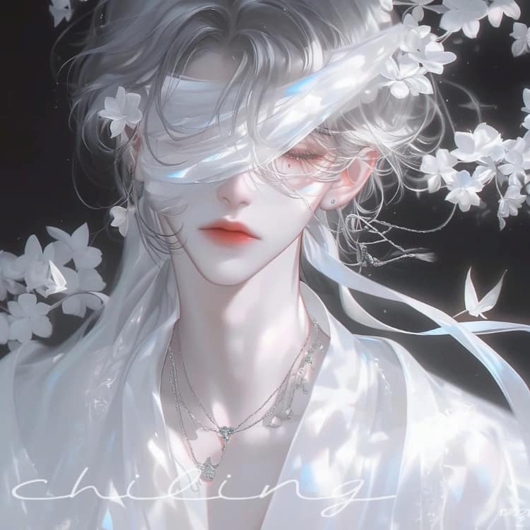 唯美又甜又撩人的动漫男生侧脸头像_9