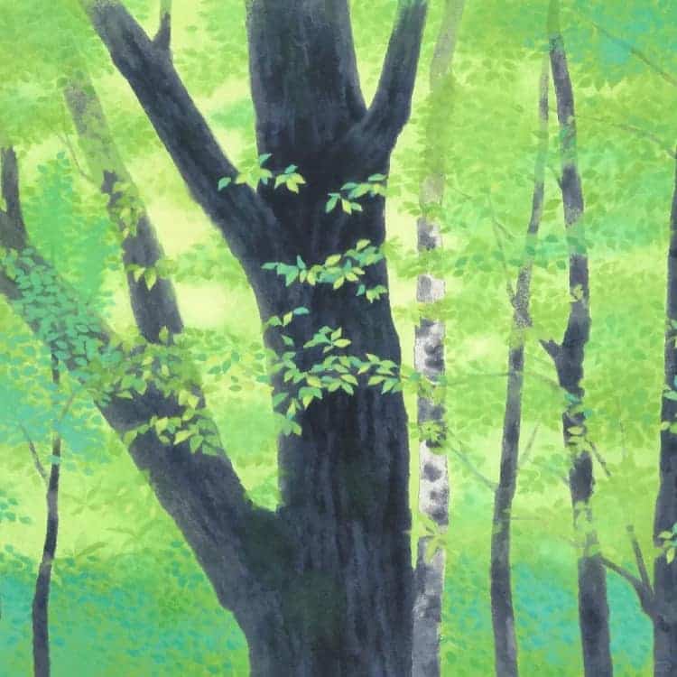 极简风格艺术自然风景画微信头像_4