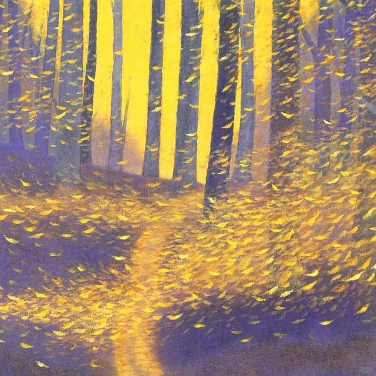 极简风格艺术自然风景画微信头像_8