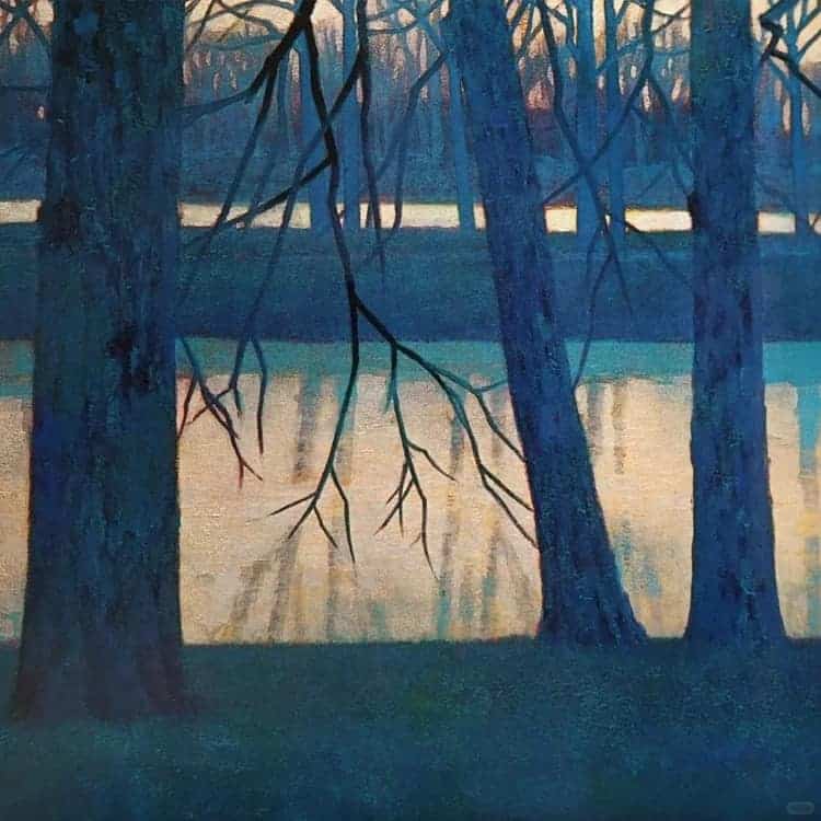 极简风格艺术自然风景画微信头像_12