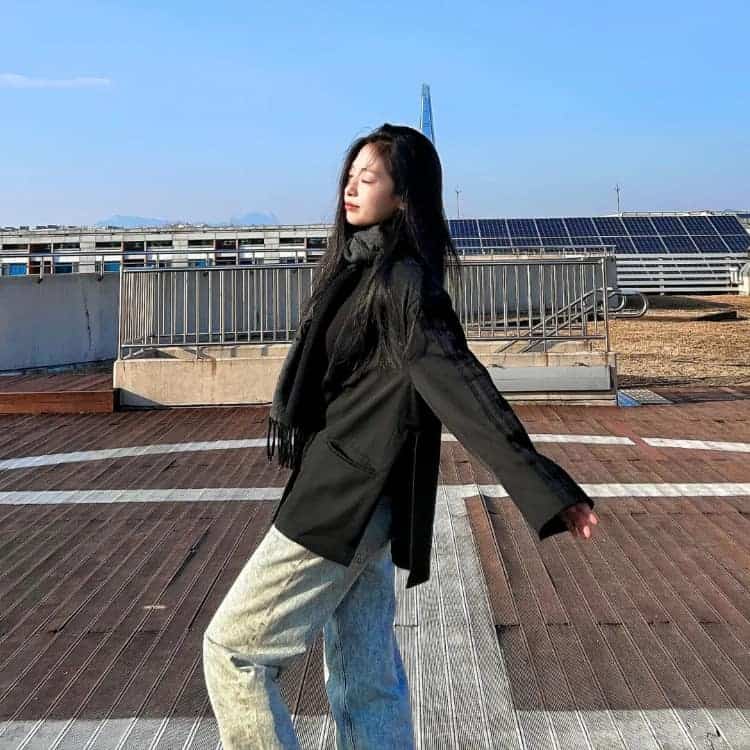 kpop圆脸女孩郑雅贤小众氛围感头像_20