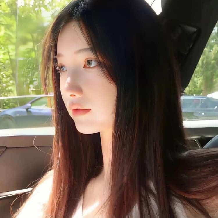 又甜又撩人的纯欲真人女生头像_14