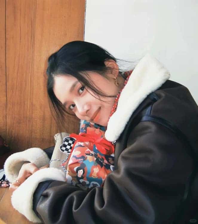 女明星张婧仪氛围感复古头像图_13