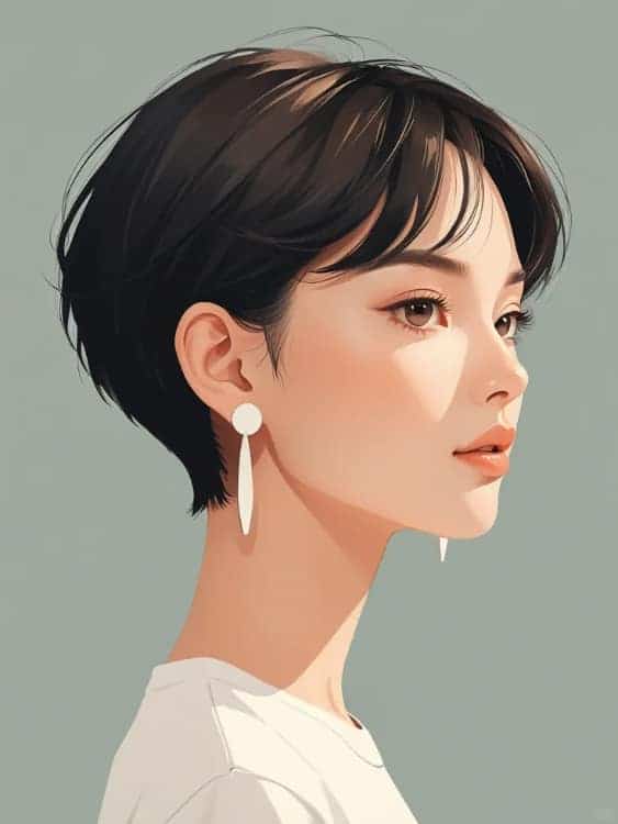 成熟干练简约气质职场女性AI微信头像_6