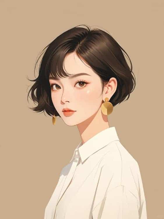 成熟干练简约气质职场女性AI微信头像_10