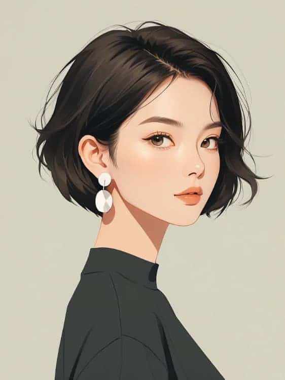 成熟干练简约气质职场女性AI微信头像_15