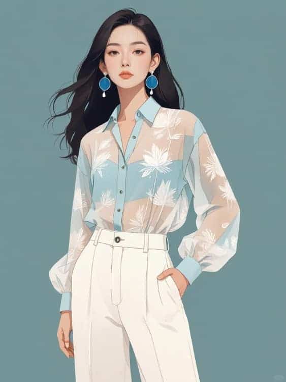 成熟干练简约气质职场女性AI微信头像_18