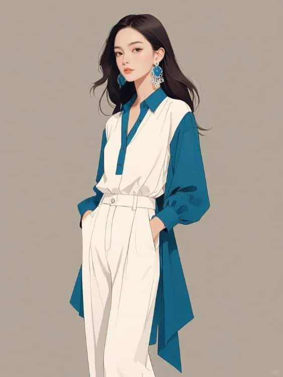 成熟干练简约气质职场女性AI微信头像_24