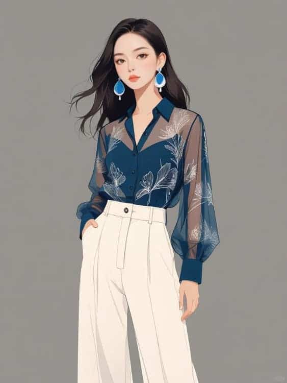 成熟干练简约气质职场女性AI微信头像_25