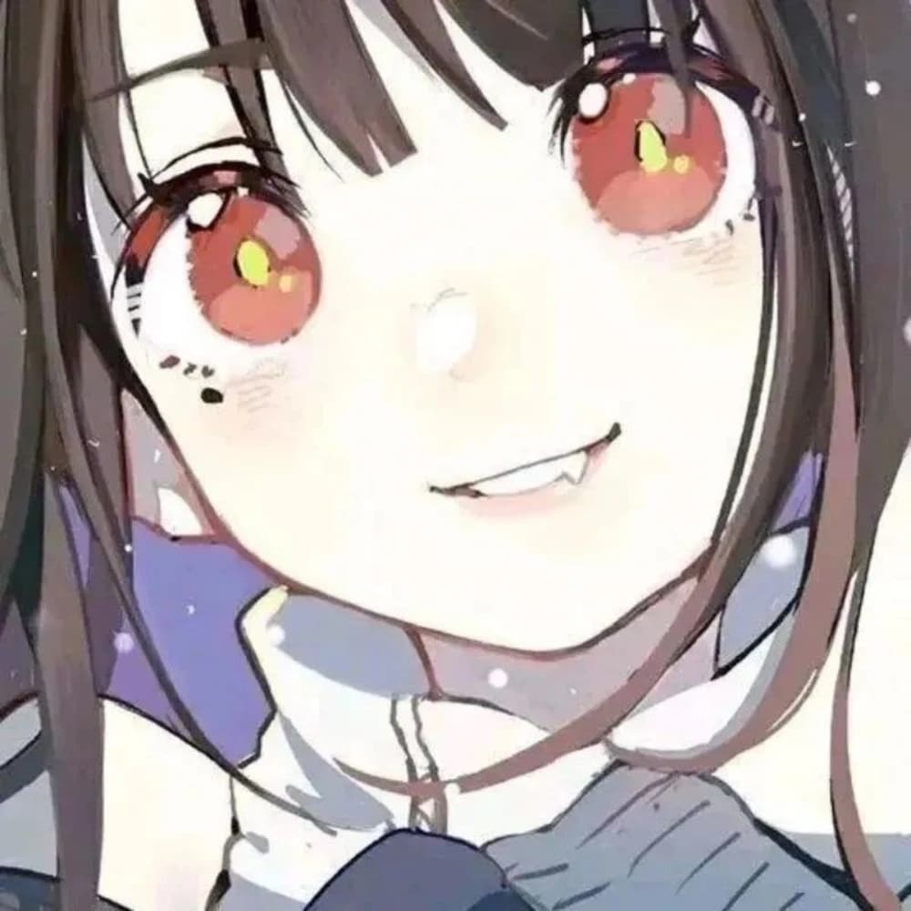 怼脸动漫女生头像图片_15