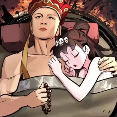 唐僧搂妹子睡觉盘串搞笑图片