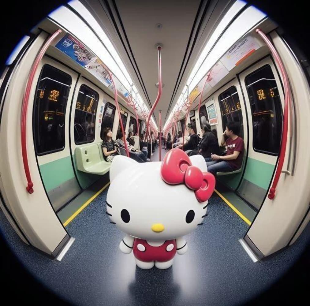 猫眼里的hellokitty猫图片_6