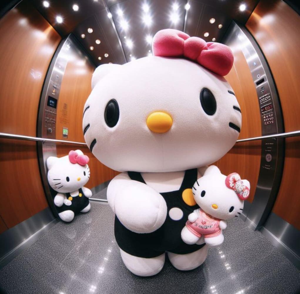 猫眼里的hellokitty猫图片_7
