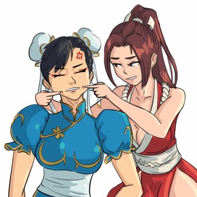 不知火舞和春丽同框合照图片