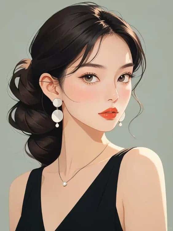 漂亮有气质感性成熟女生头像_23