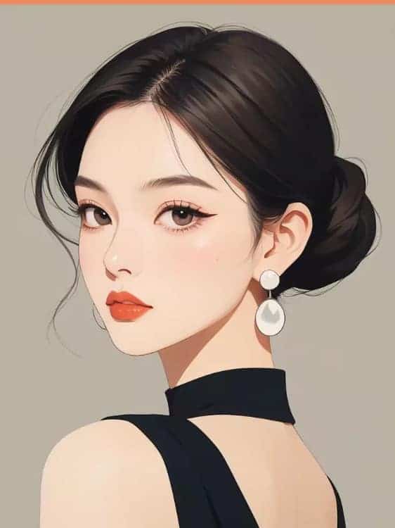 漂亮有气质感性成熟女生头像_19