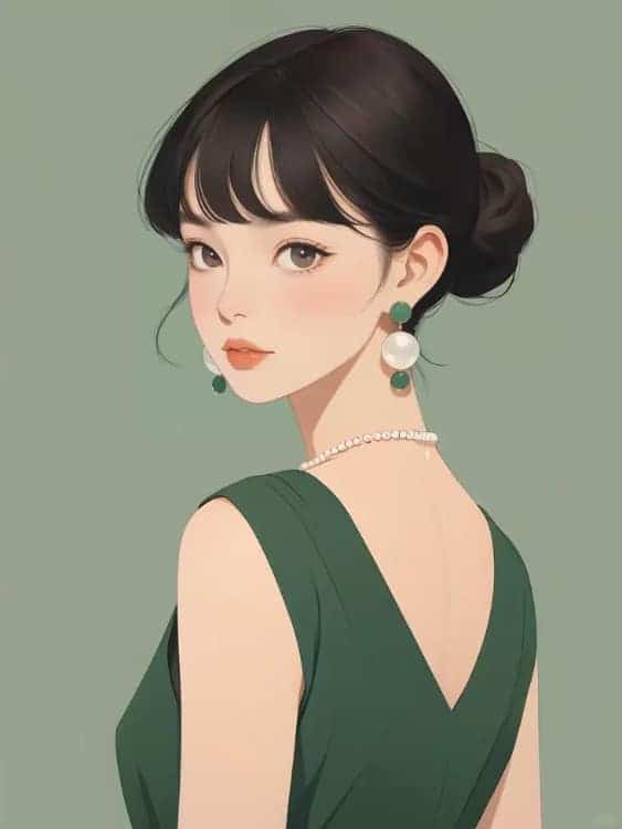 漂亮有气质感性成熟女生头像_2