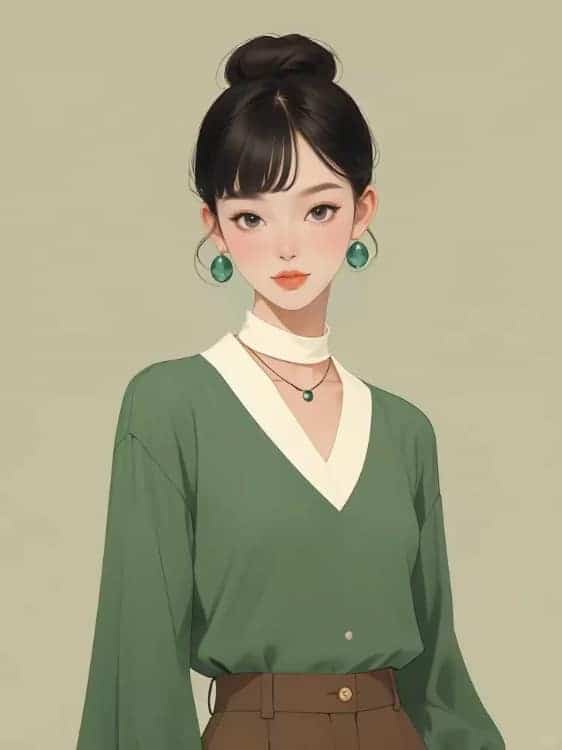 漂亮有气质感性成熟女生头像_3