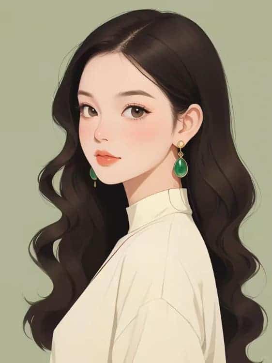 漂亮有气质感性成熟女生头像_6