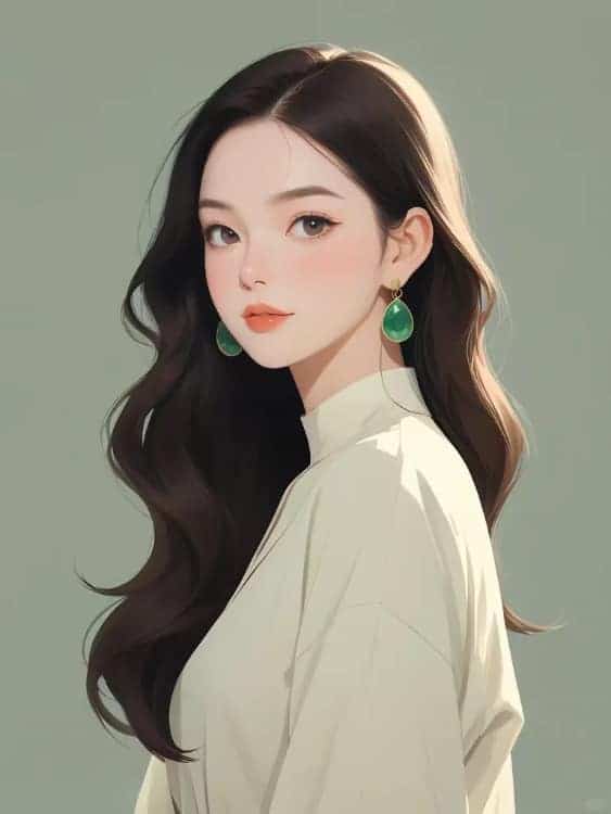 漂亮有气质感性成熟女生头像_8