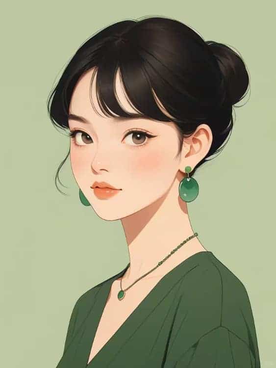 漂亮有气质感性成熟女生头像_9