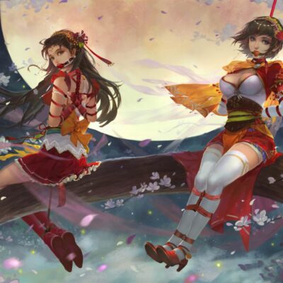 孙权上大小双乔二次元图片