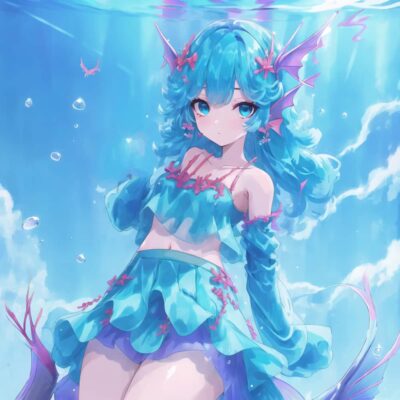 二创美人鱼朵利亚美图