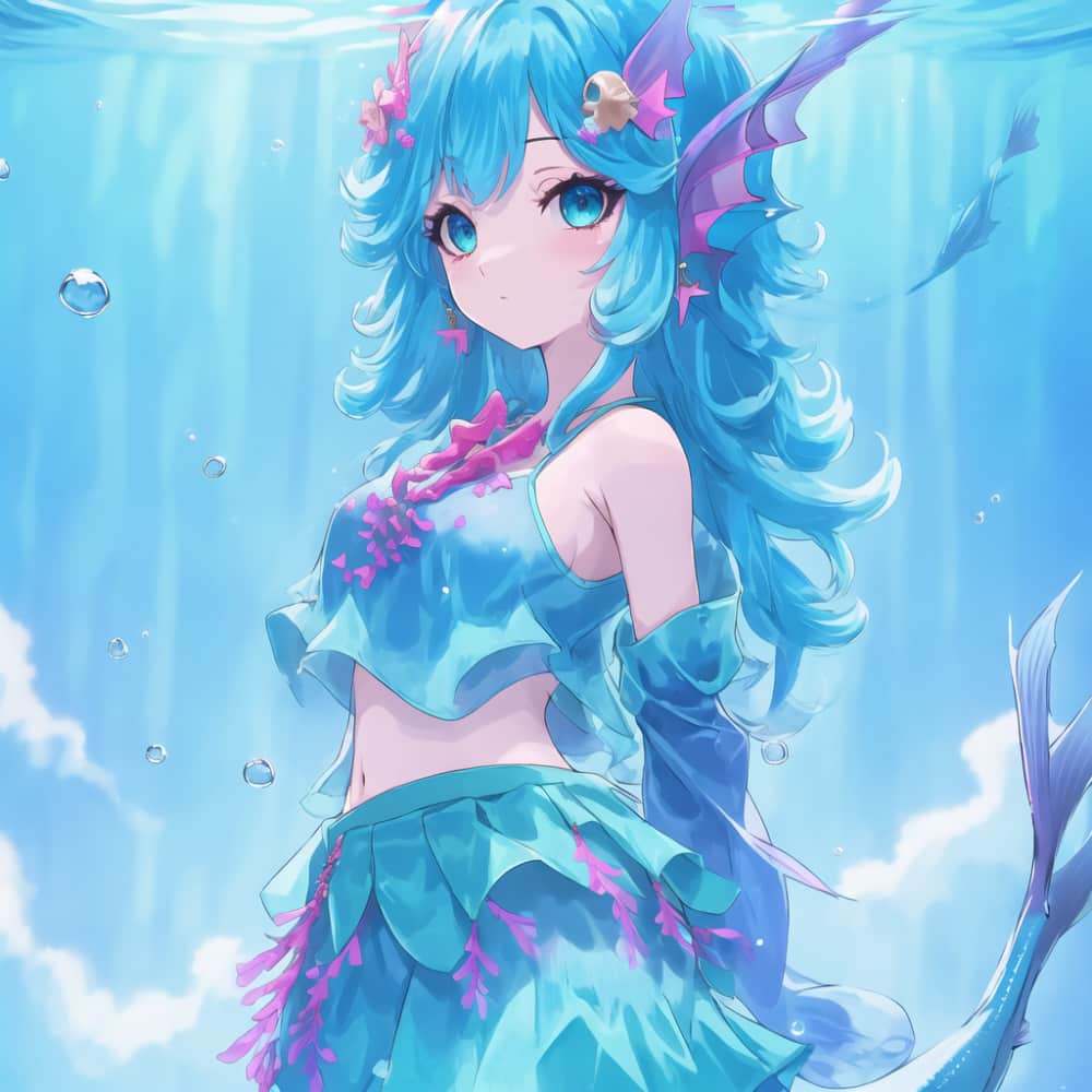 二创美人鱼朵利亚美图_2