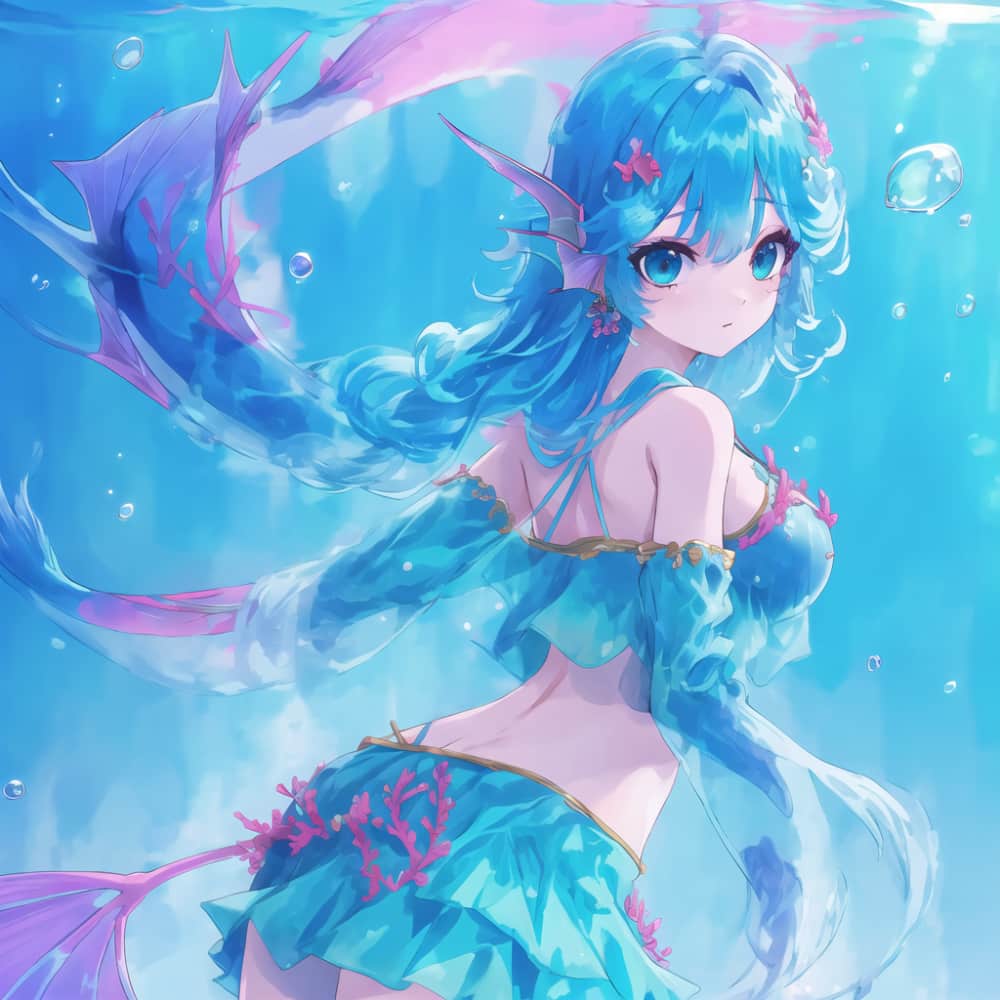 二创美人鱼朵利亚美图_4