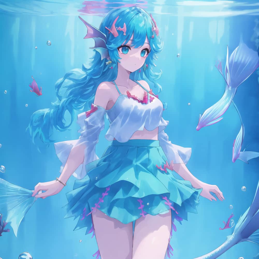 二创美人鱼朵利亚美图_5