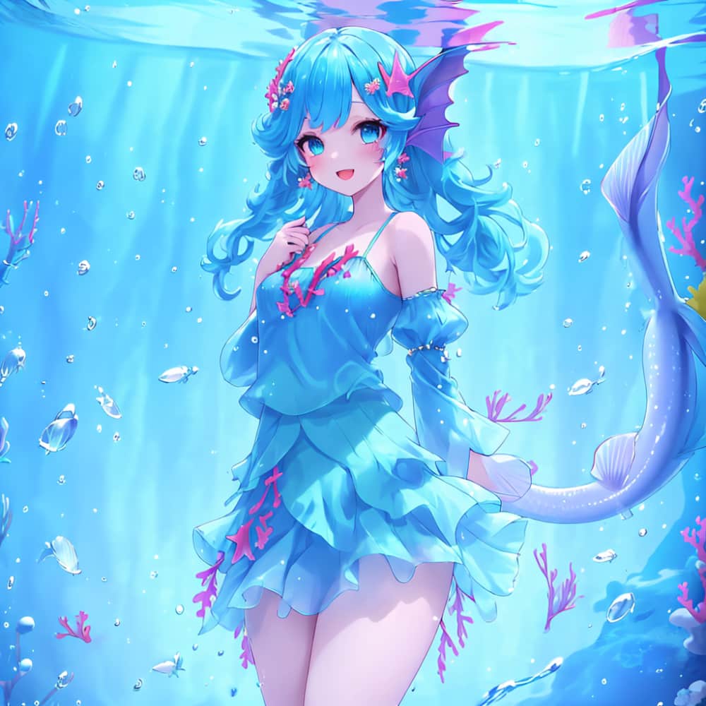 二创美人鱼朵利亚美图_6