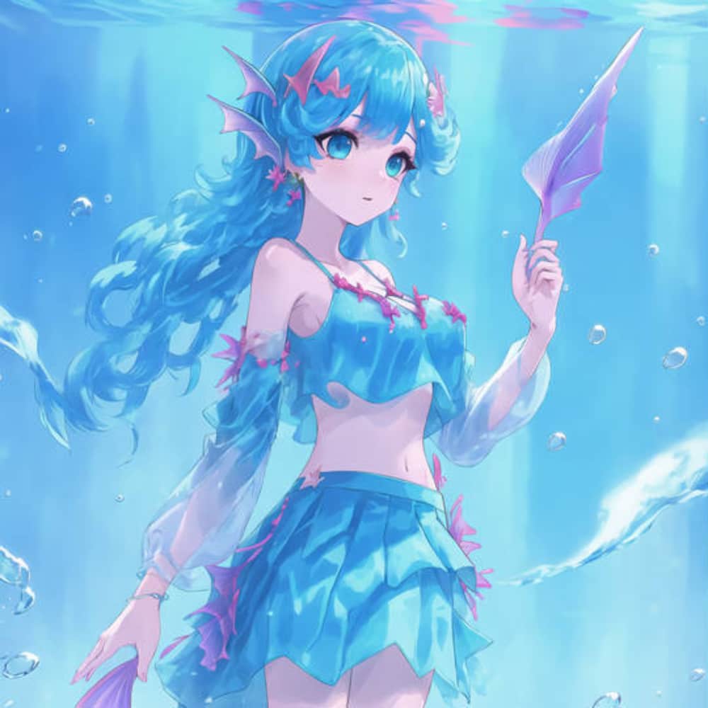 二创美人鱼朵利亚美图_9