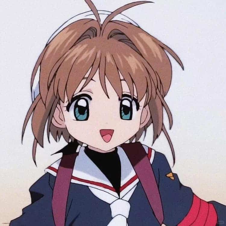 百变小樱可爱卡通女孩头像_2